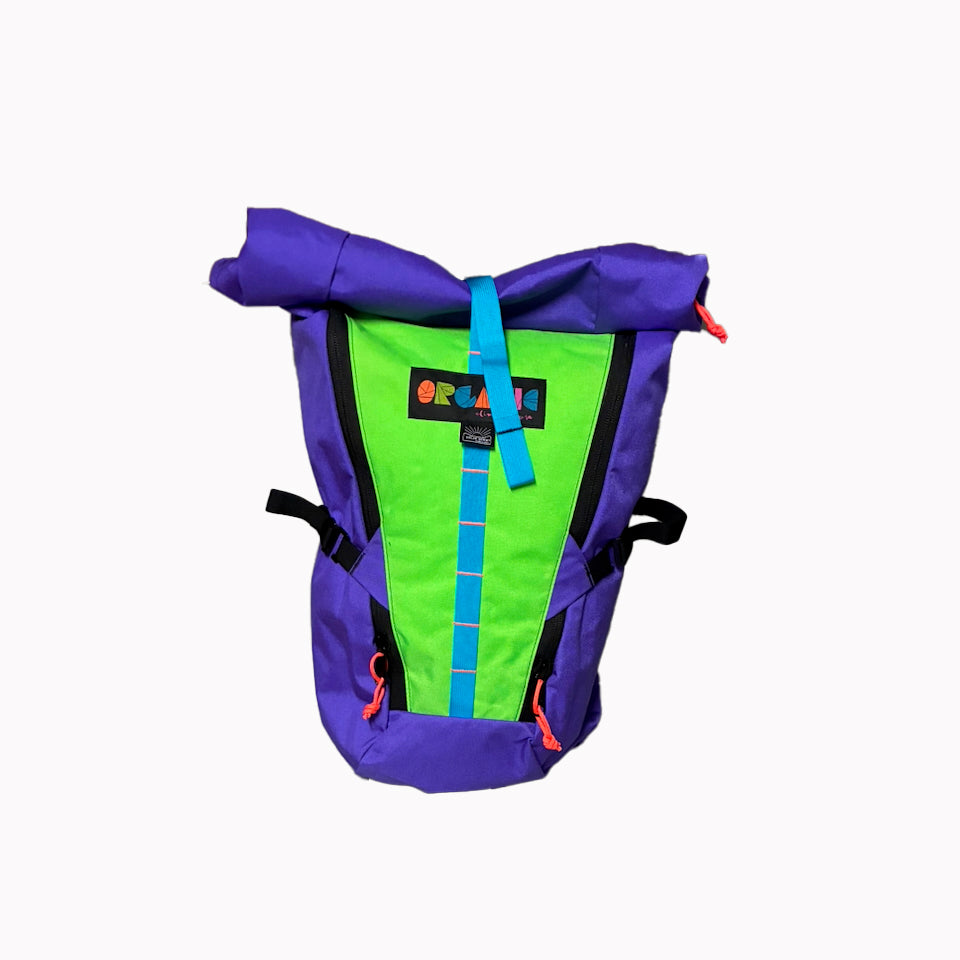 Dual Zip Roll Down Back Pack