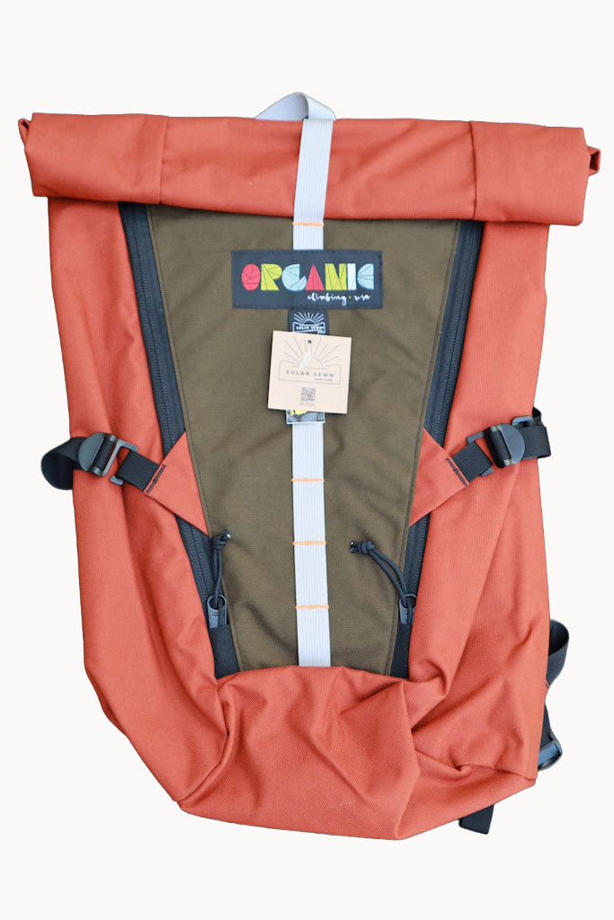 Dual Zip Roll Down Back Pack